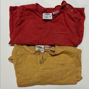Zara 3-6 month old two Long Sleeve Tops